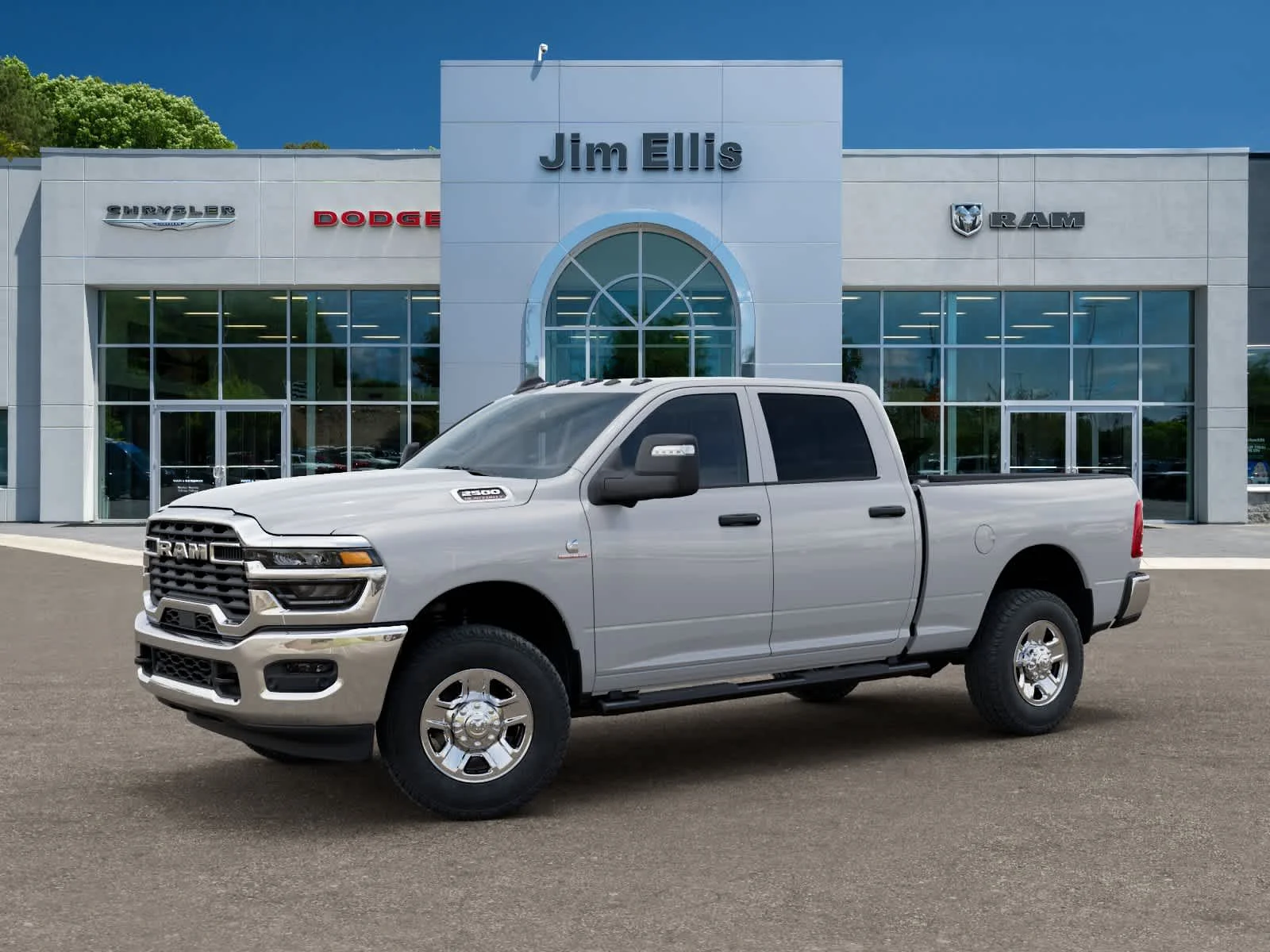 New 2025 Bright White Clear-Coat Exterior Paint RAM Tradesman image 2