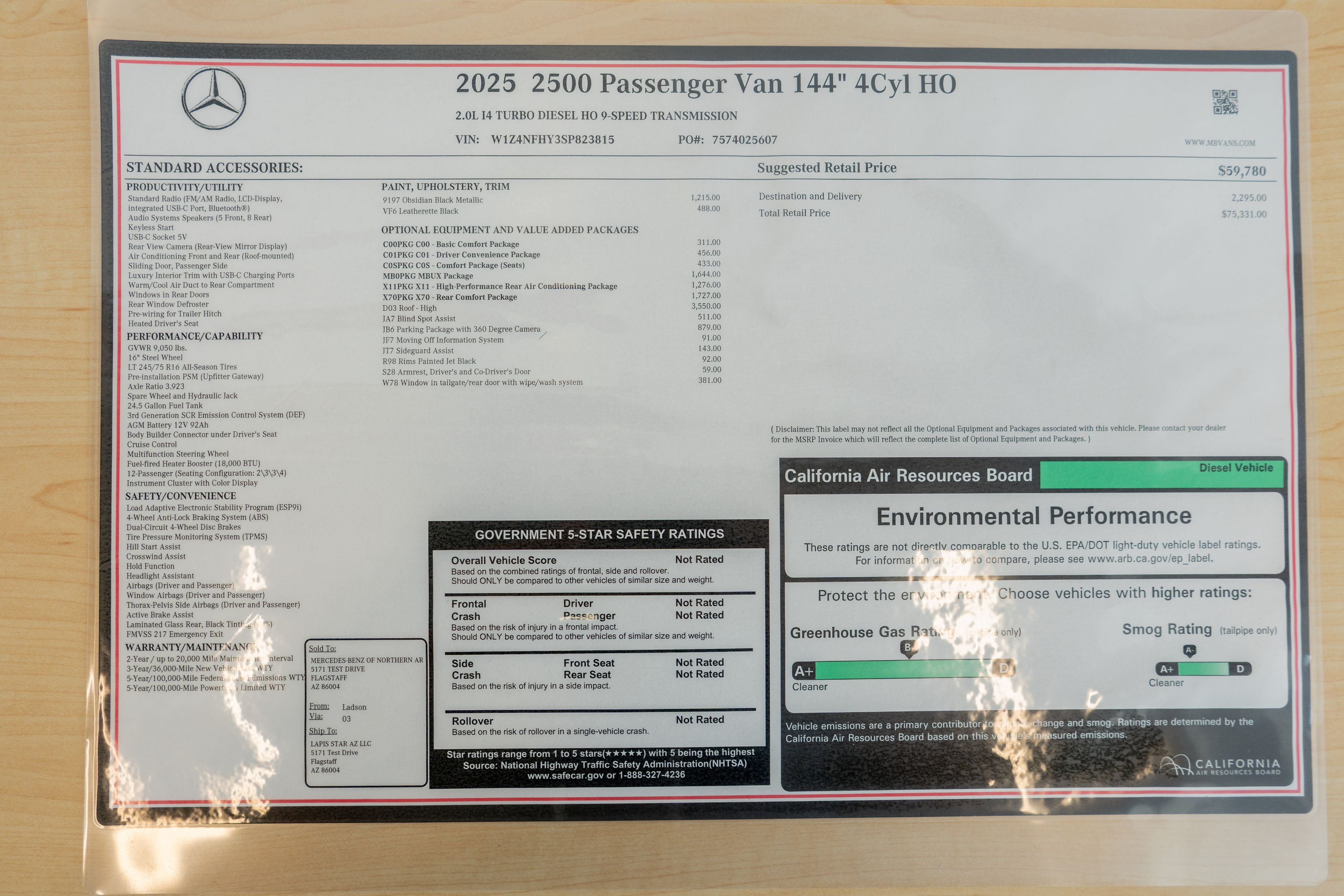 2025 Mercedes-Benz Sprinter Passenger Van Base - Photo 35