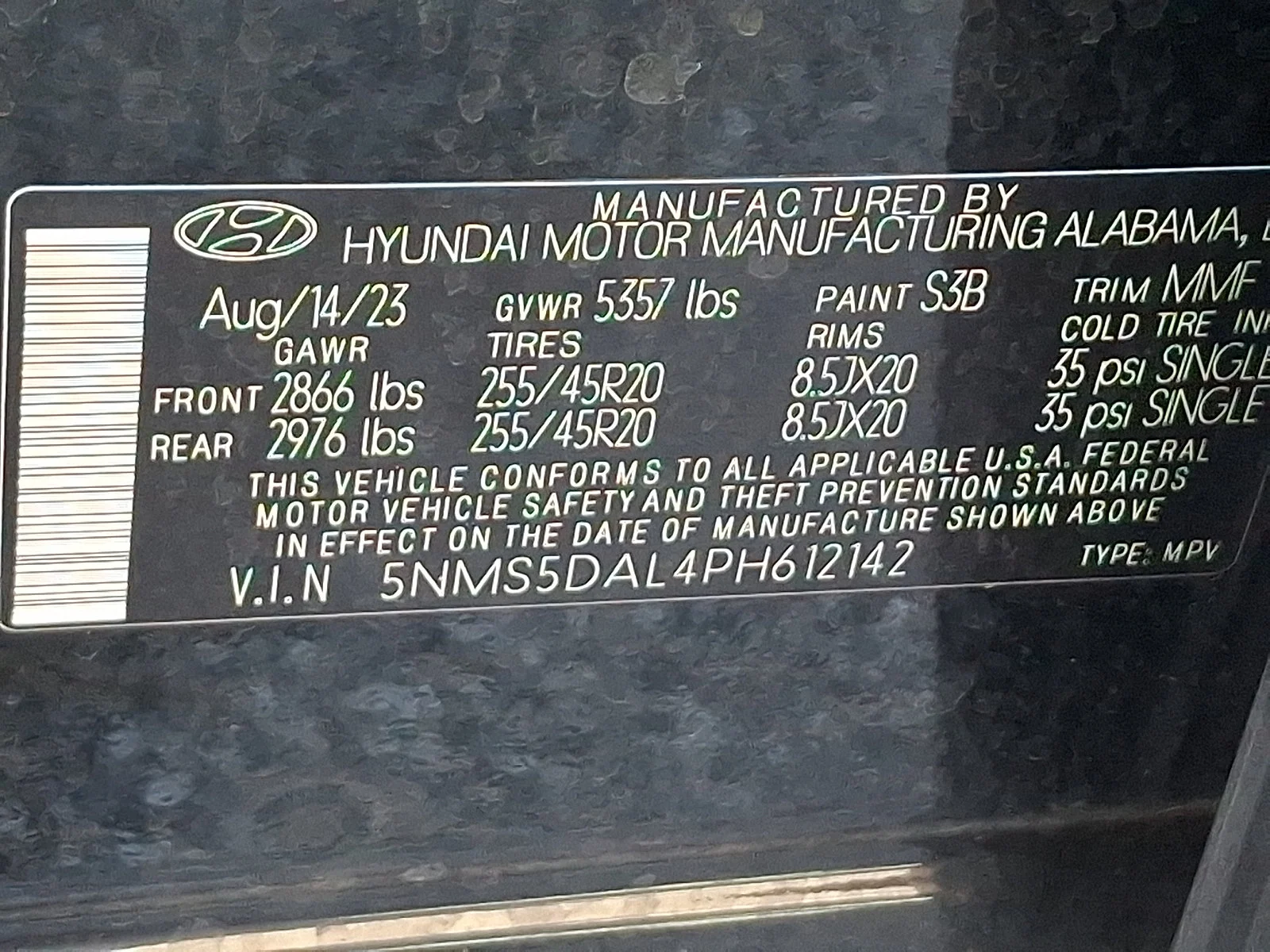 Used 2023 Black Hyundai Calligraphy image 27