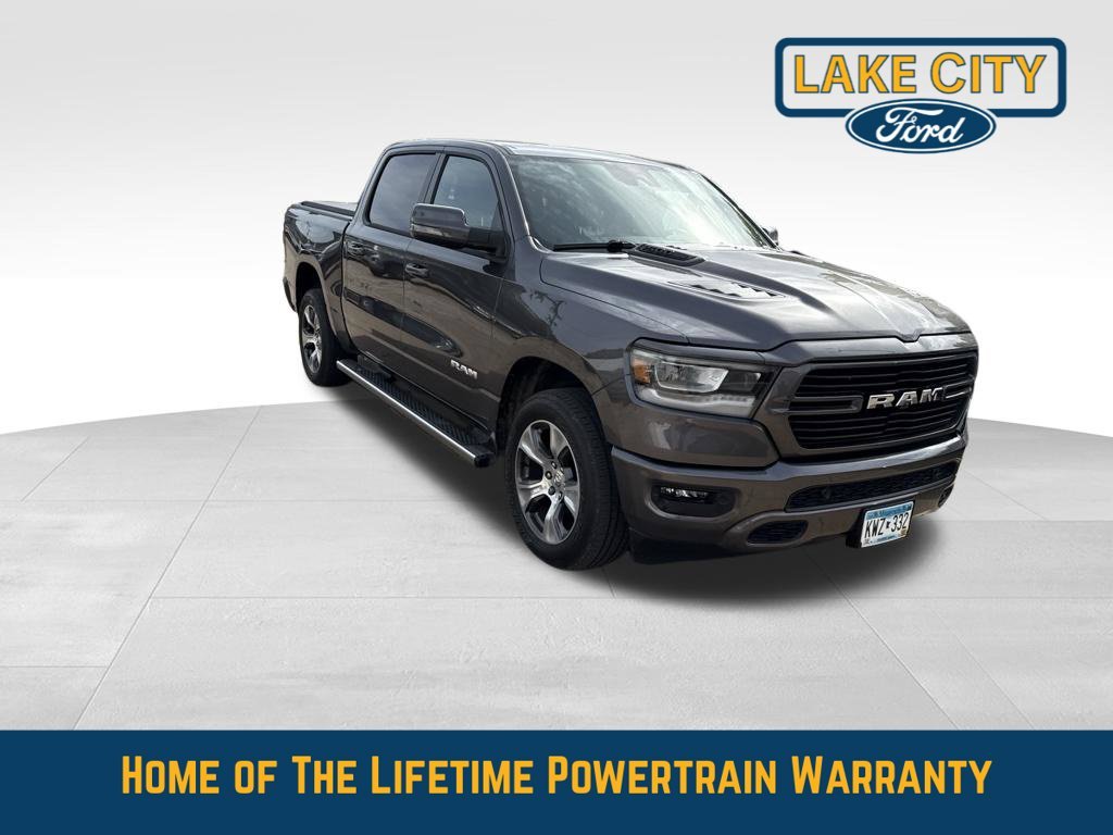 Used 2023 RAM Ram 1500 Pickup Laramie with VIN 1C6SRFJT9PN618139 for sale in Lake City, Minnesota