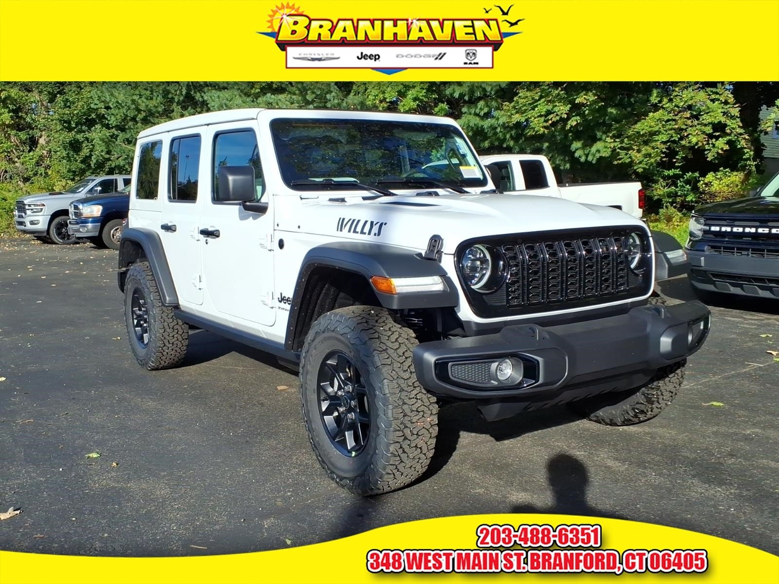 New 2027 Bright White Clear-Coat Exterior Paint Jeep Willys image 1