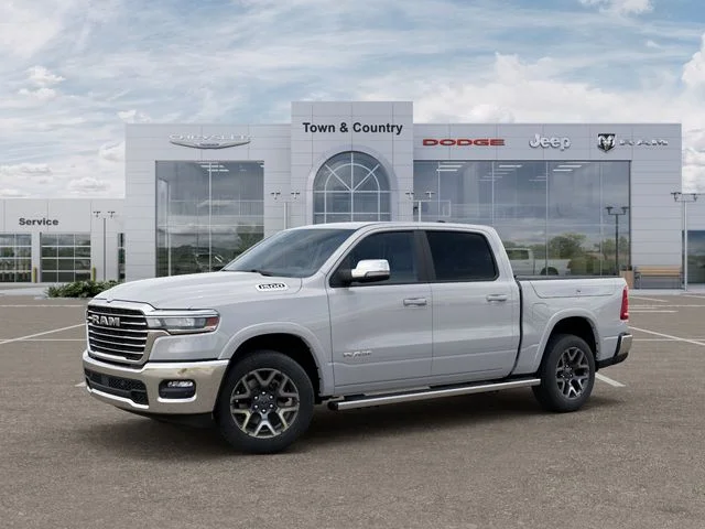 New 2026 Bright White Clear-Coat Exterior Paint RAM Laramie image 2