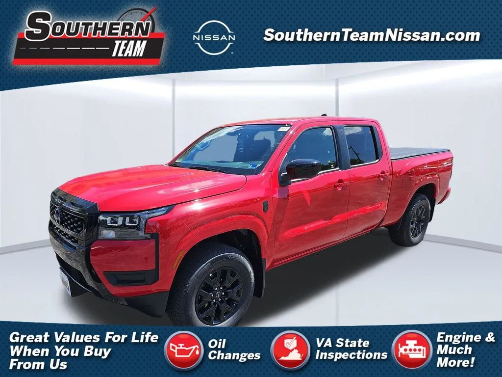 New 2026 Red Alert Nissan Crew Cab SV Long Bed image 1