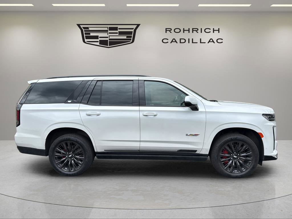 Certified Used 2023 Crystal White Tricoat Cadillac Escalade-V image 5