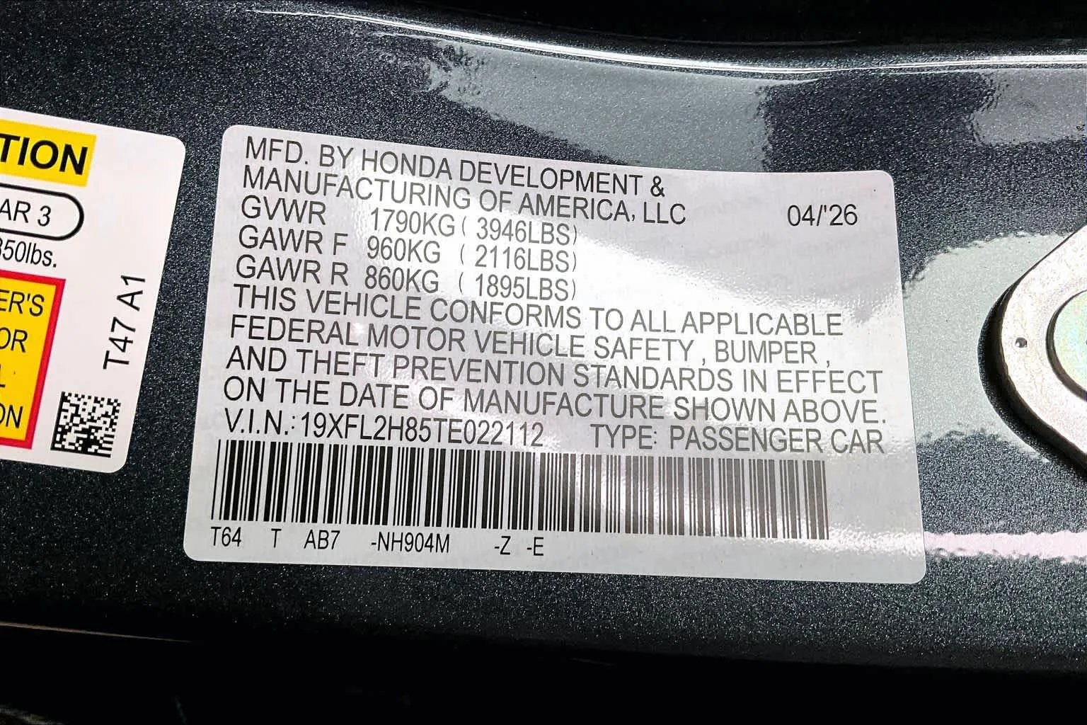 New 2026 Meteorite Gray Metallic Honda Sport image 20