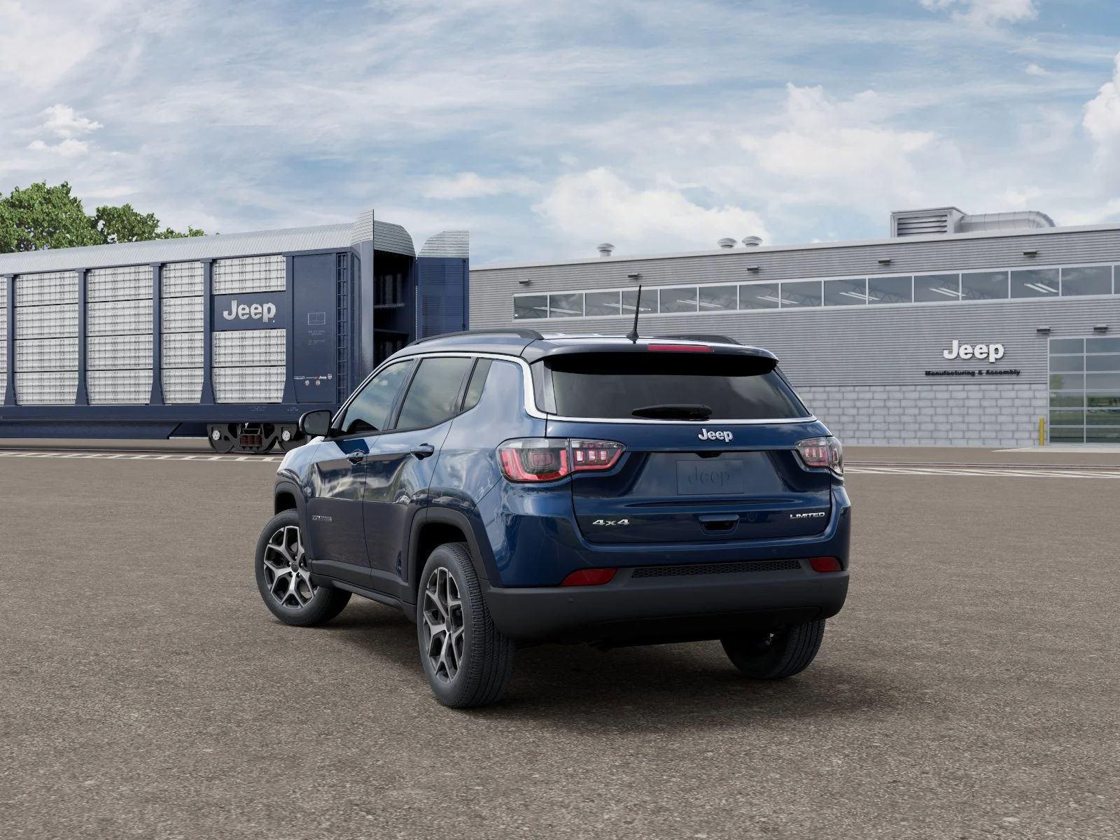 New 2026 Fathom Blue Pearl-Coat Exterior Paint Jeep Limited IN-TRANSIT image 3