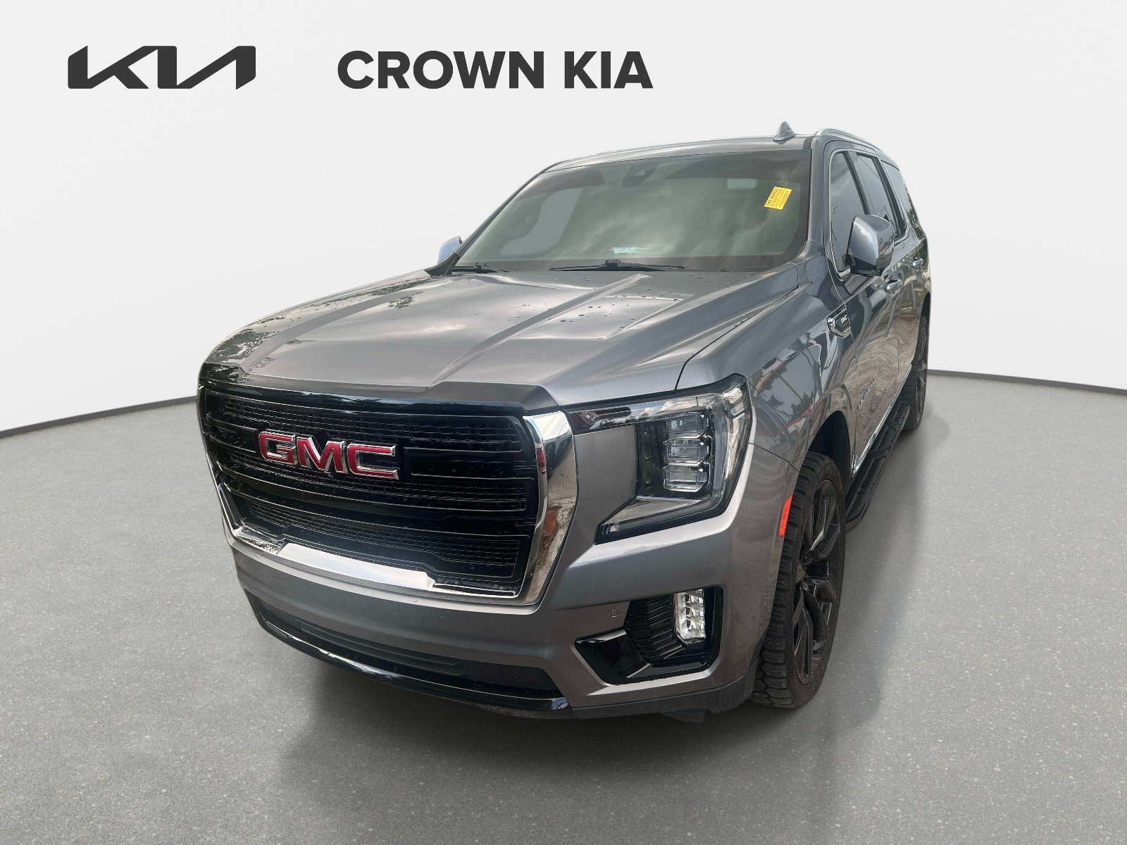 Used 2022 Satin Steel Metallic GMC SLT image 3