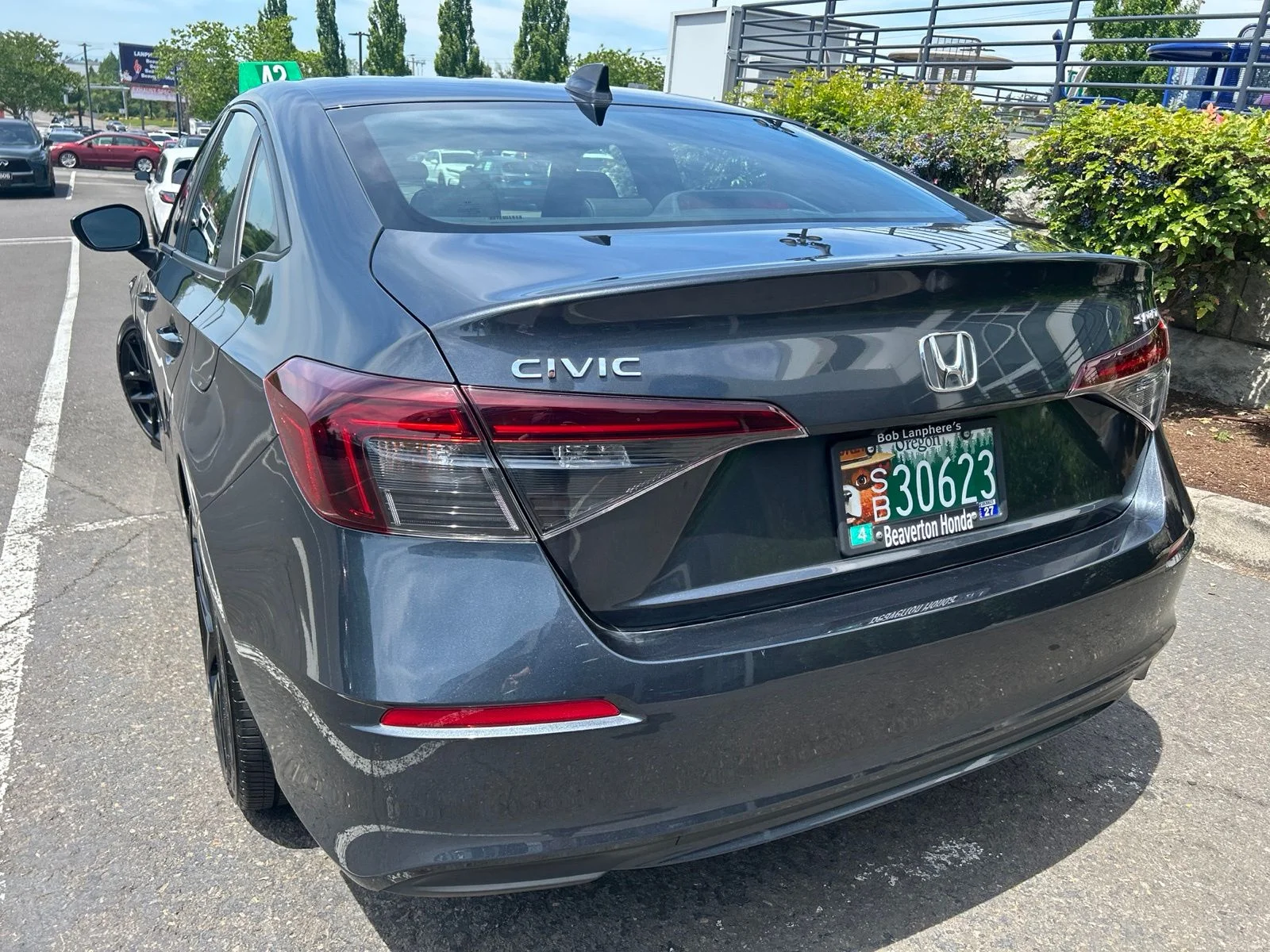 Used 2025 Meteorite Gray Metallic Honda Sport image 5