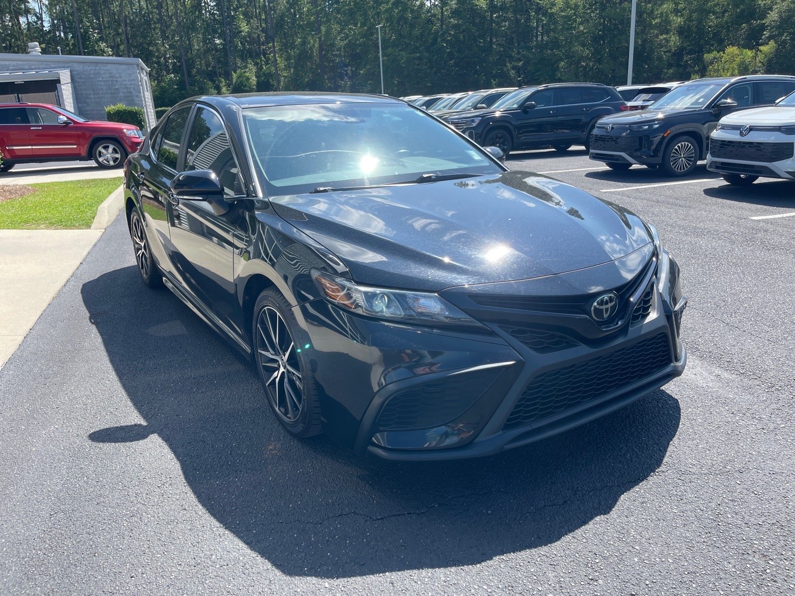 Used 2023 Midnight Black Metallic 218 Toyota SE image 3