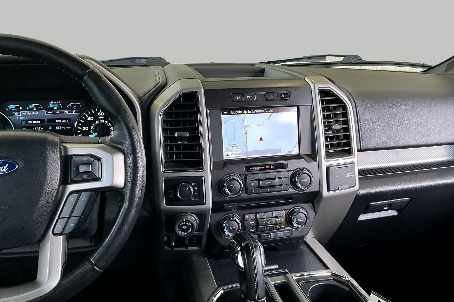 Used 2018 Shadow Black Ford LARIAT image 7
