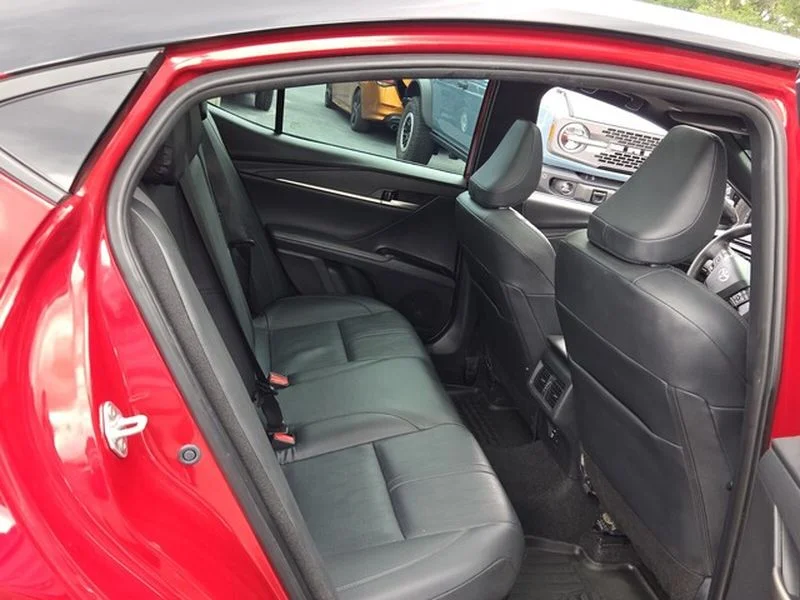 Used 2025 Supersonic Red / Midnight Black Metallic Toyota XSE image 16