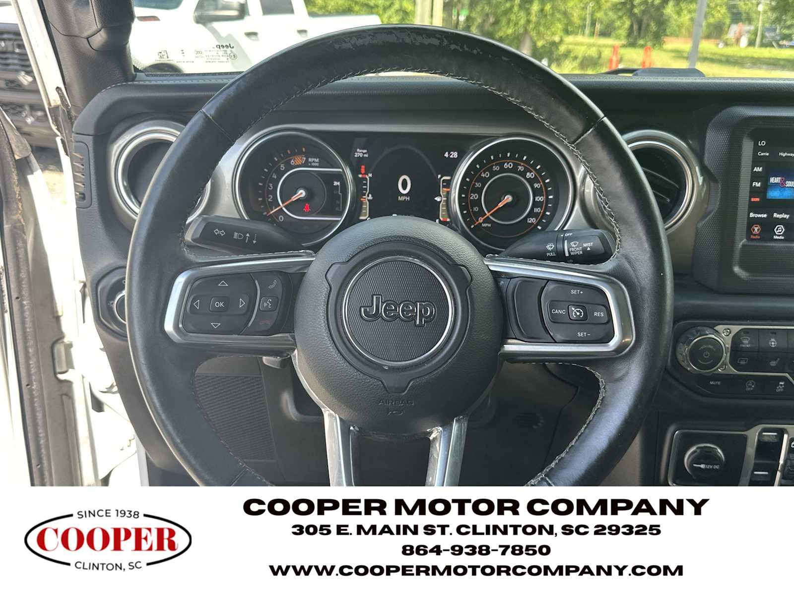 Used 2018 Bright White Clearcoat Jeep Sahara image 26
