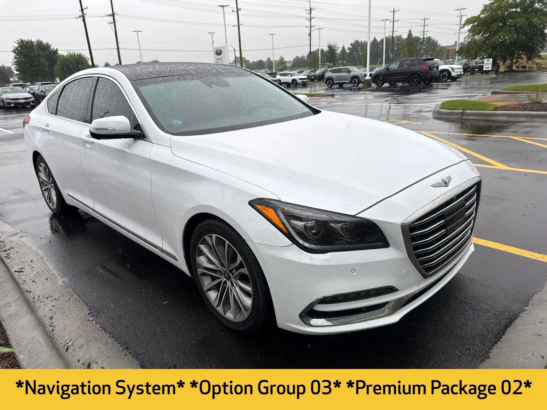 Used 2018 White Genesis 3.8 image 2