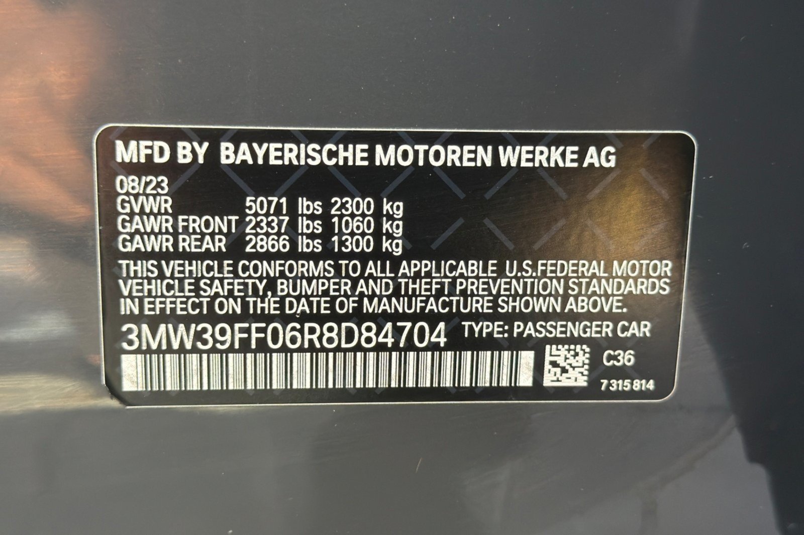 Certified Used 2024 Dravit Grey Metallic BMW 330e image 27