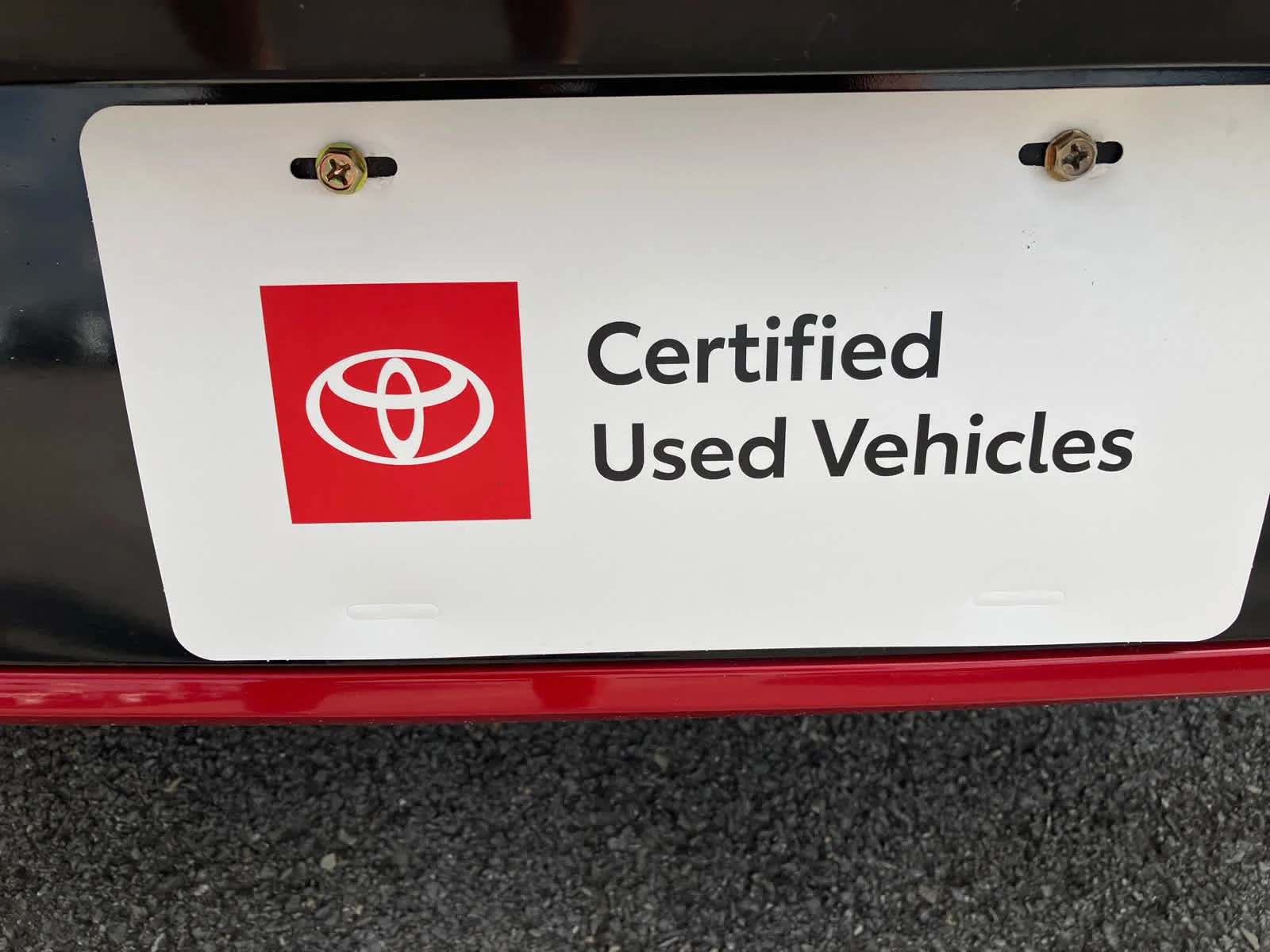 Certified Used 2024 Supersonic Red Toyota XLE image 2