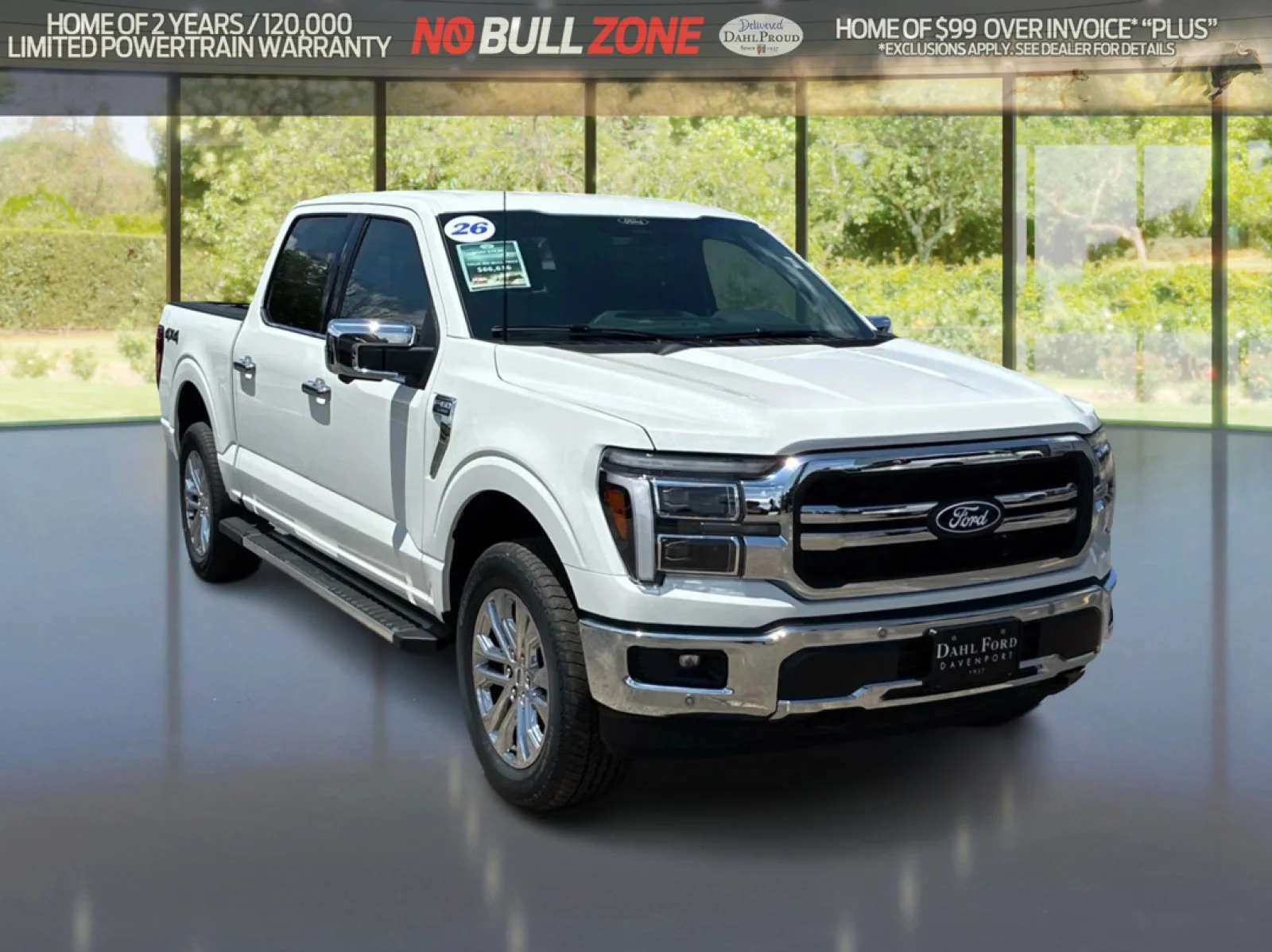 New 2026 Star White Metallic Tri-Coat Ford Lariat® image 7