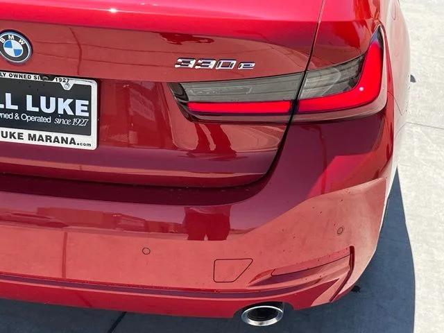 Certified Used 2023 Red BMW 330e iPerformance image 10