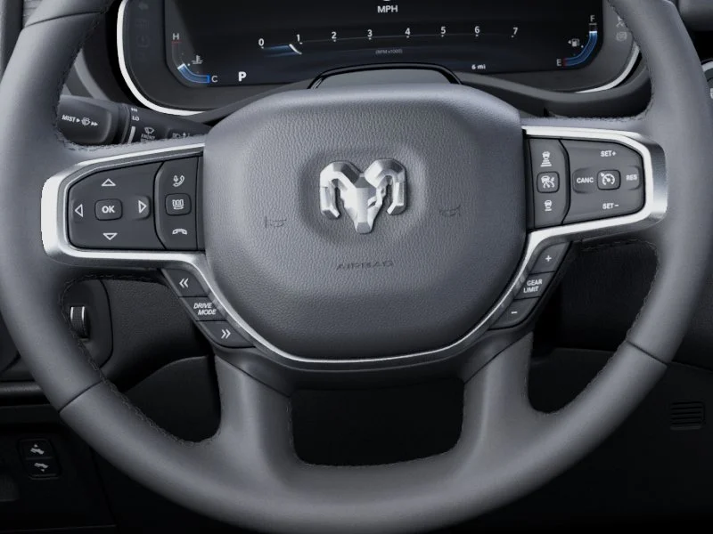 New 2026 Bright White Clear-Coat Exterior Paint RAM Laramie image 46