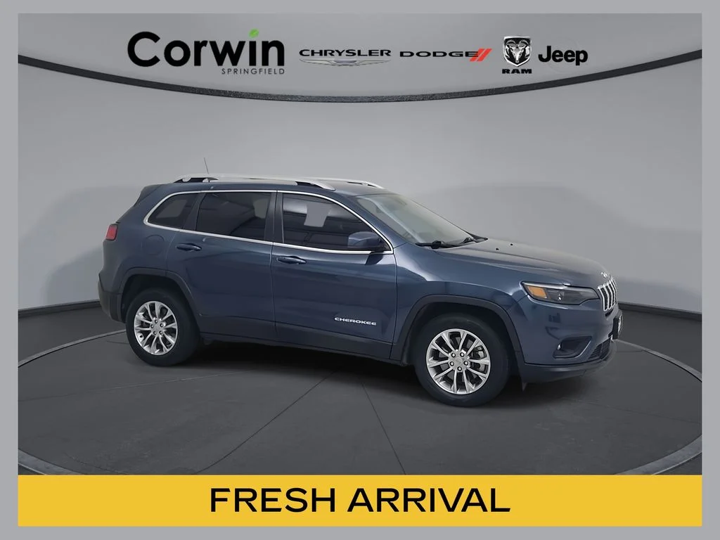 Certified Used 2021 Blue Jeep Latitude Lux image 1