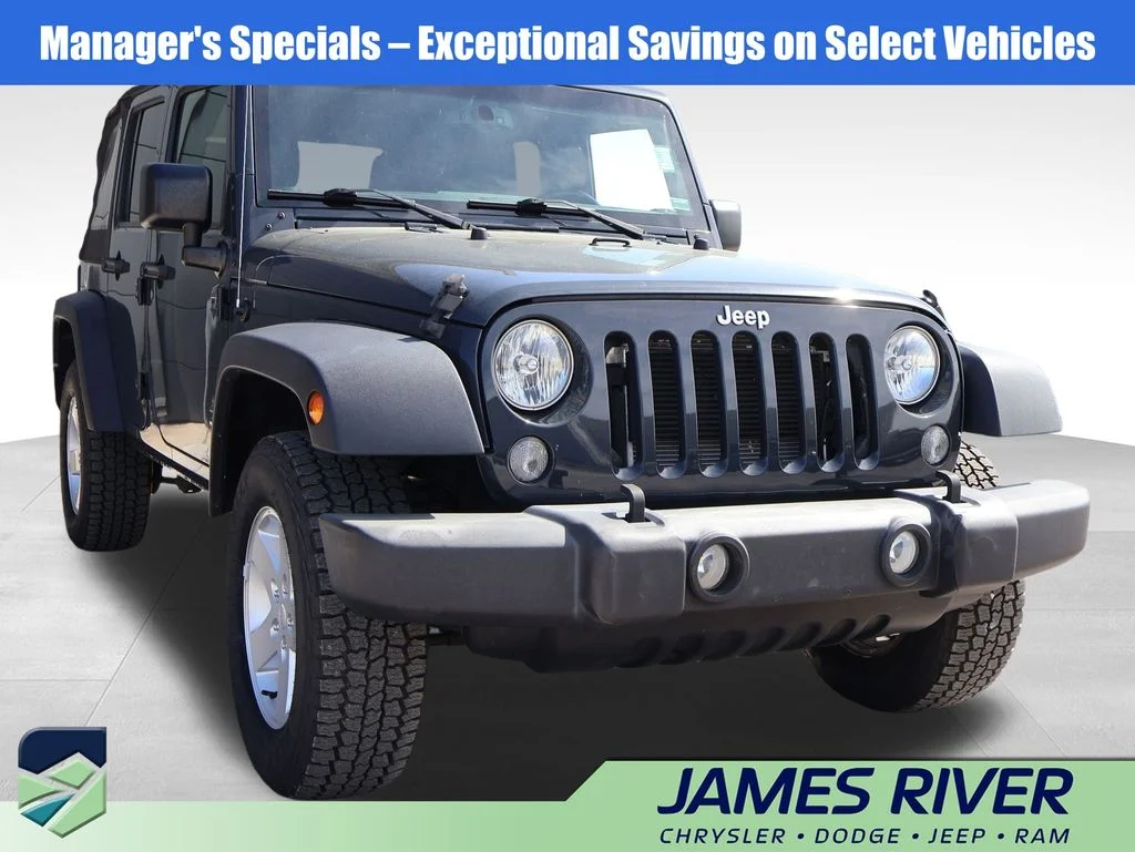 Used 2017 Black Jeep Unlimited Sport image 6