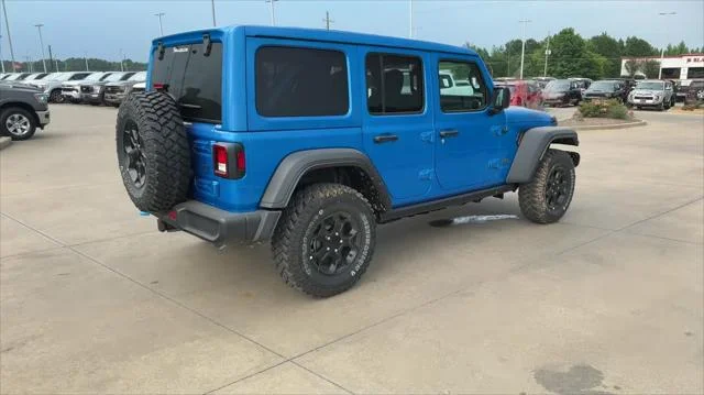New 2023 Hydro Blue Pearl-Coat Exterior Paint Jeep Willys 4xe image 8