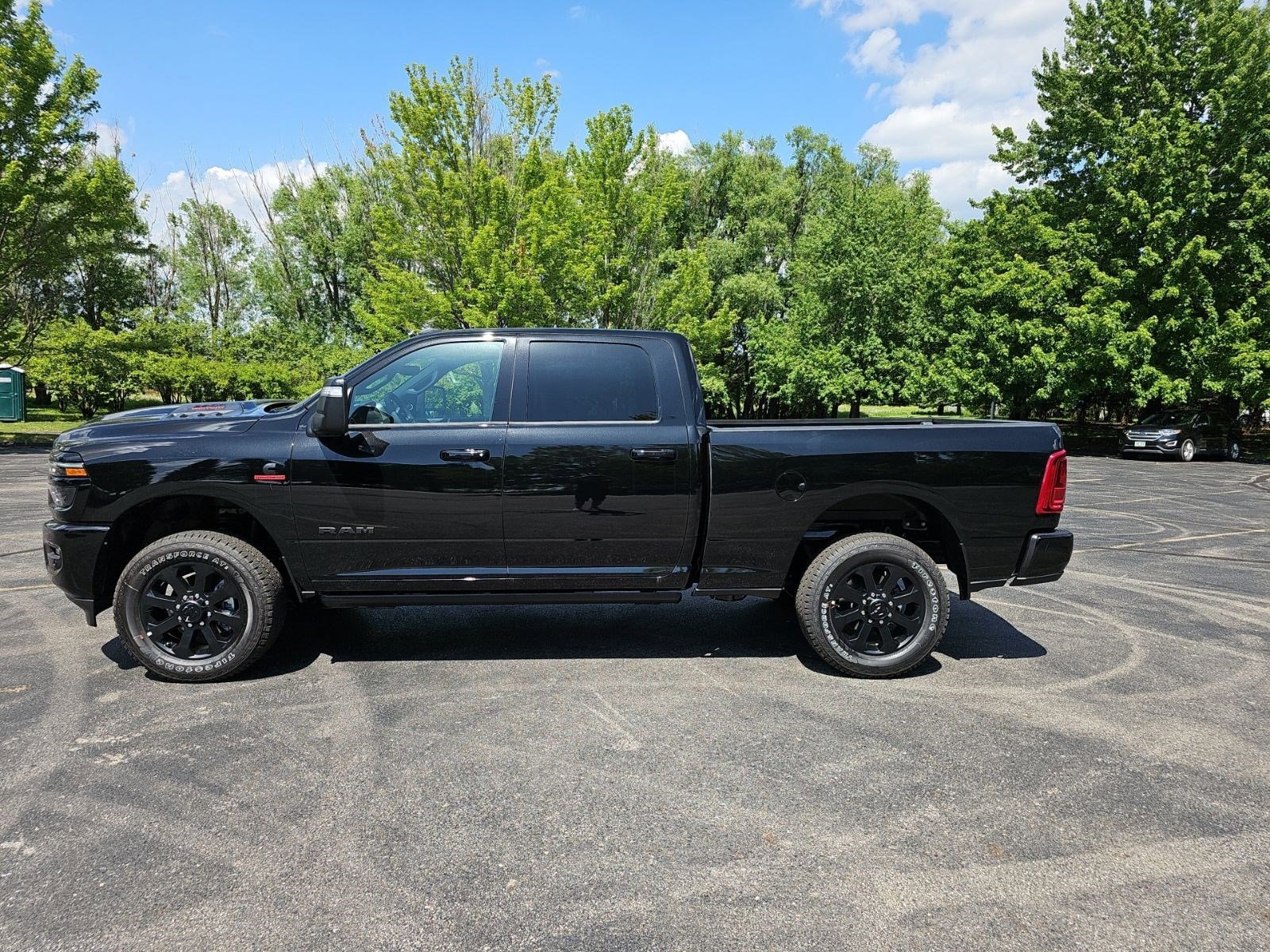 New 2026 Diamond Black Crystal Pearlcoat Ram Laramie image 2