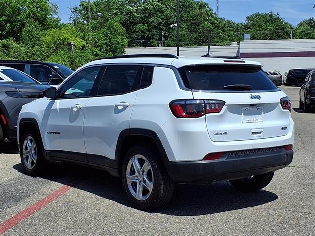 Certified Used 2024 Bright White Clear Coat Jeep Latitude image 2