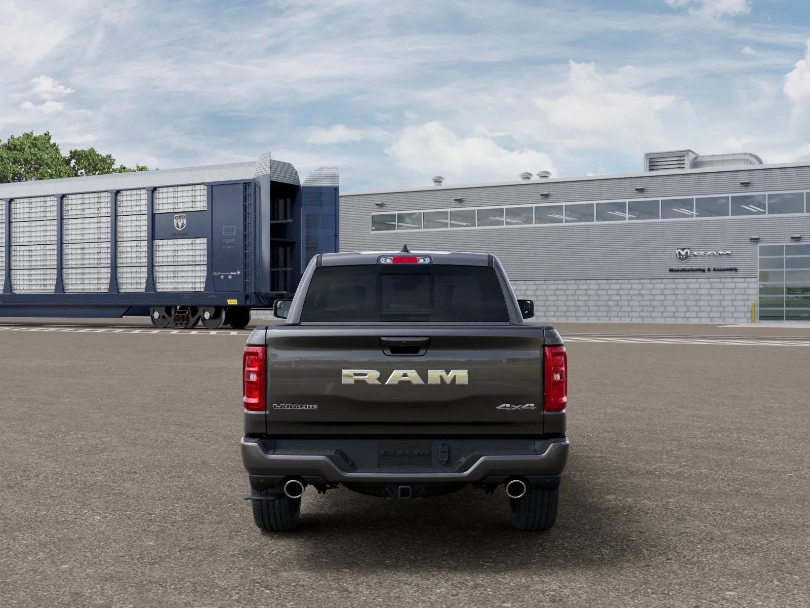New 2026 Granite Crystal Metallic Clear-Coat Exterior Paint RAM LARAMIE image 7