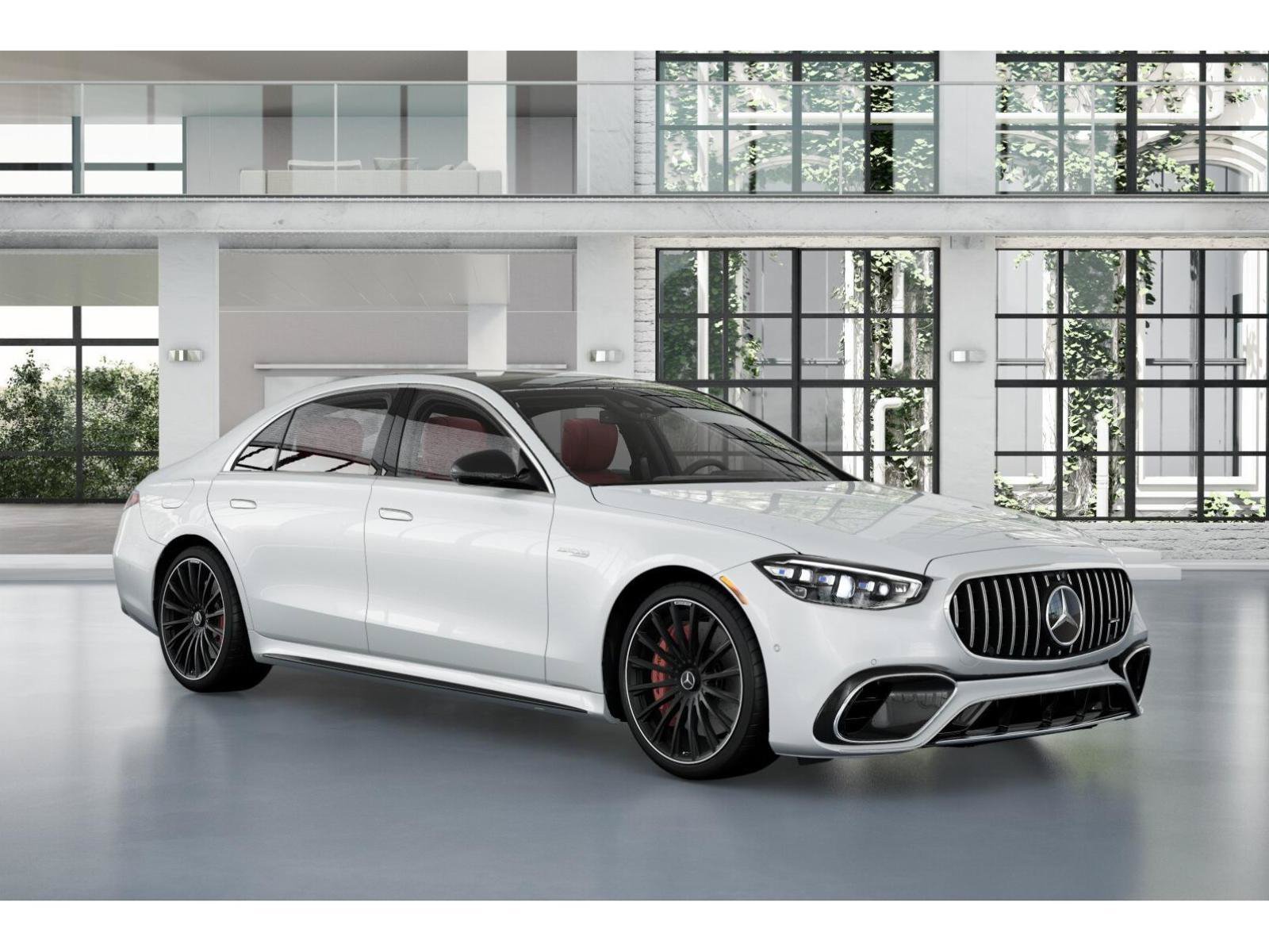 New 2026 MANUFAKTUR Moonlight White Metallic Mercedes-Benz S 63 E AMG® image 57