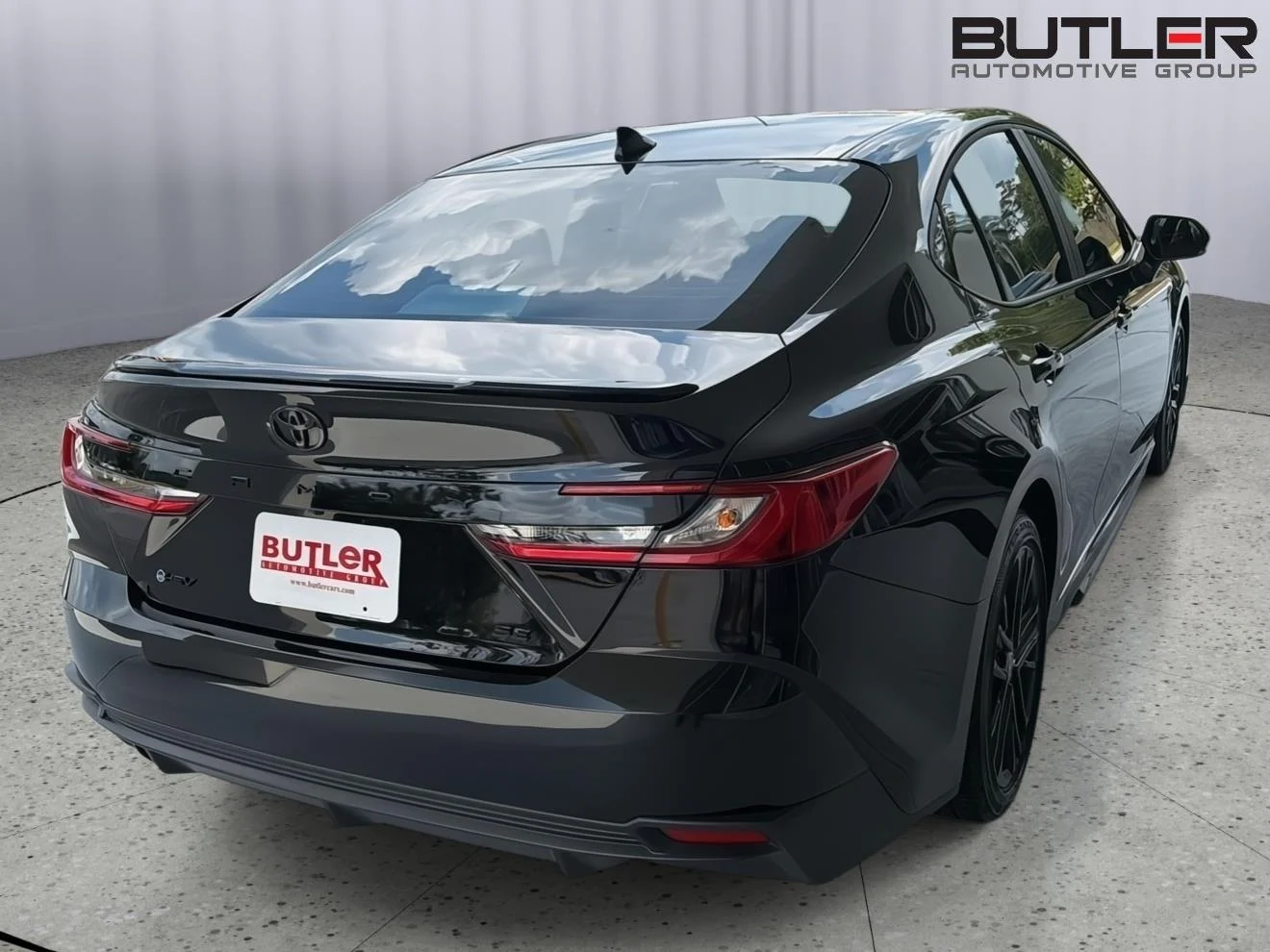 Used 2025 Midnight Black Metallic Toyota SE image 6