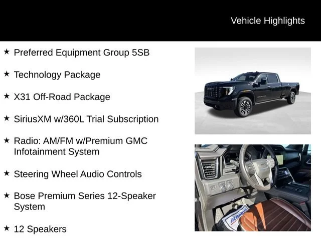Certified Used 2025 Onyx Black GMC Denali Ultimate image 7