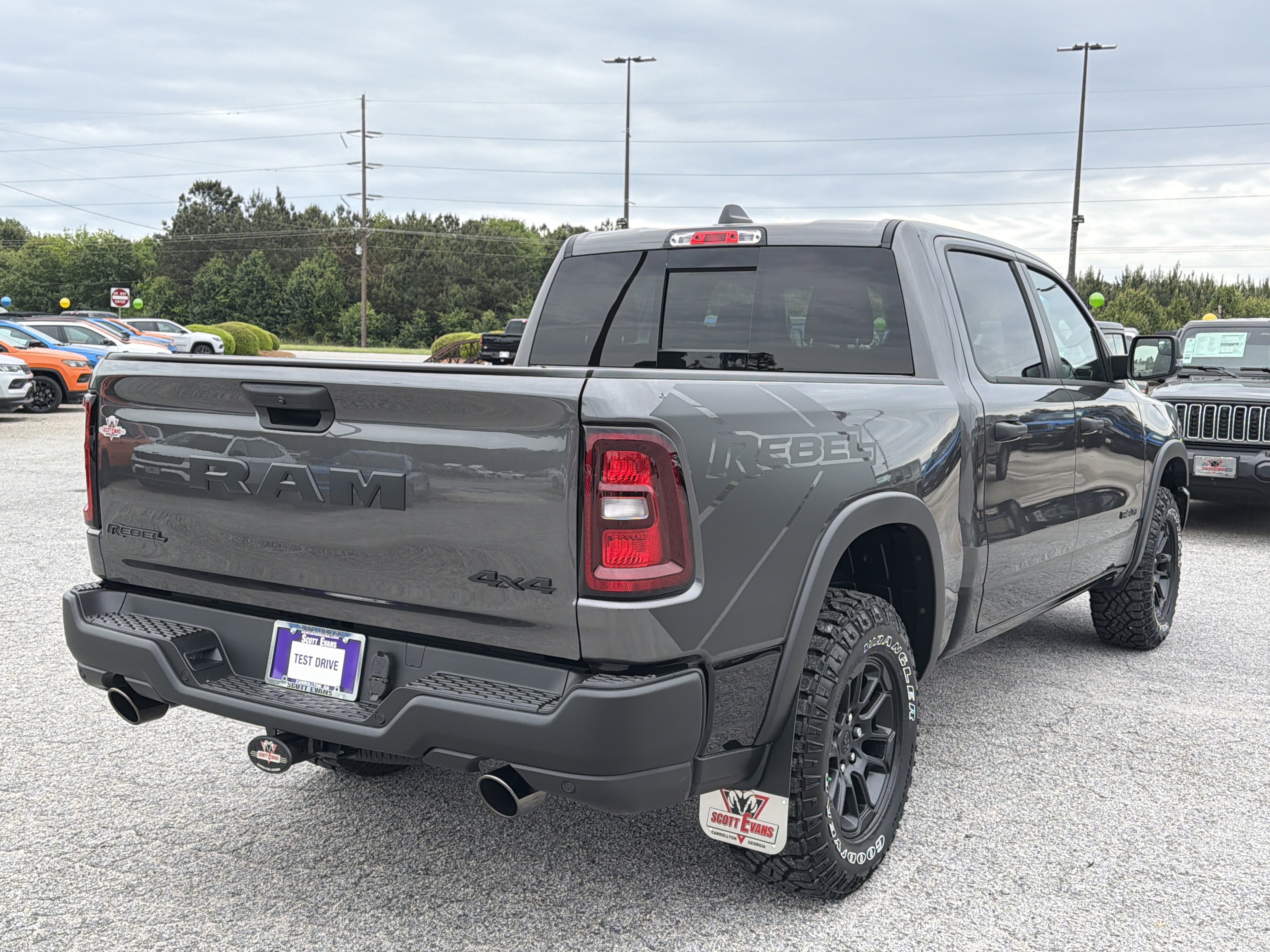 New 2026 Granite Crystal Metallic Clear-Coat Exterior Paint RAM Rebel image 8