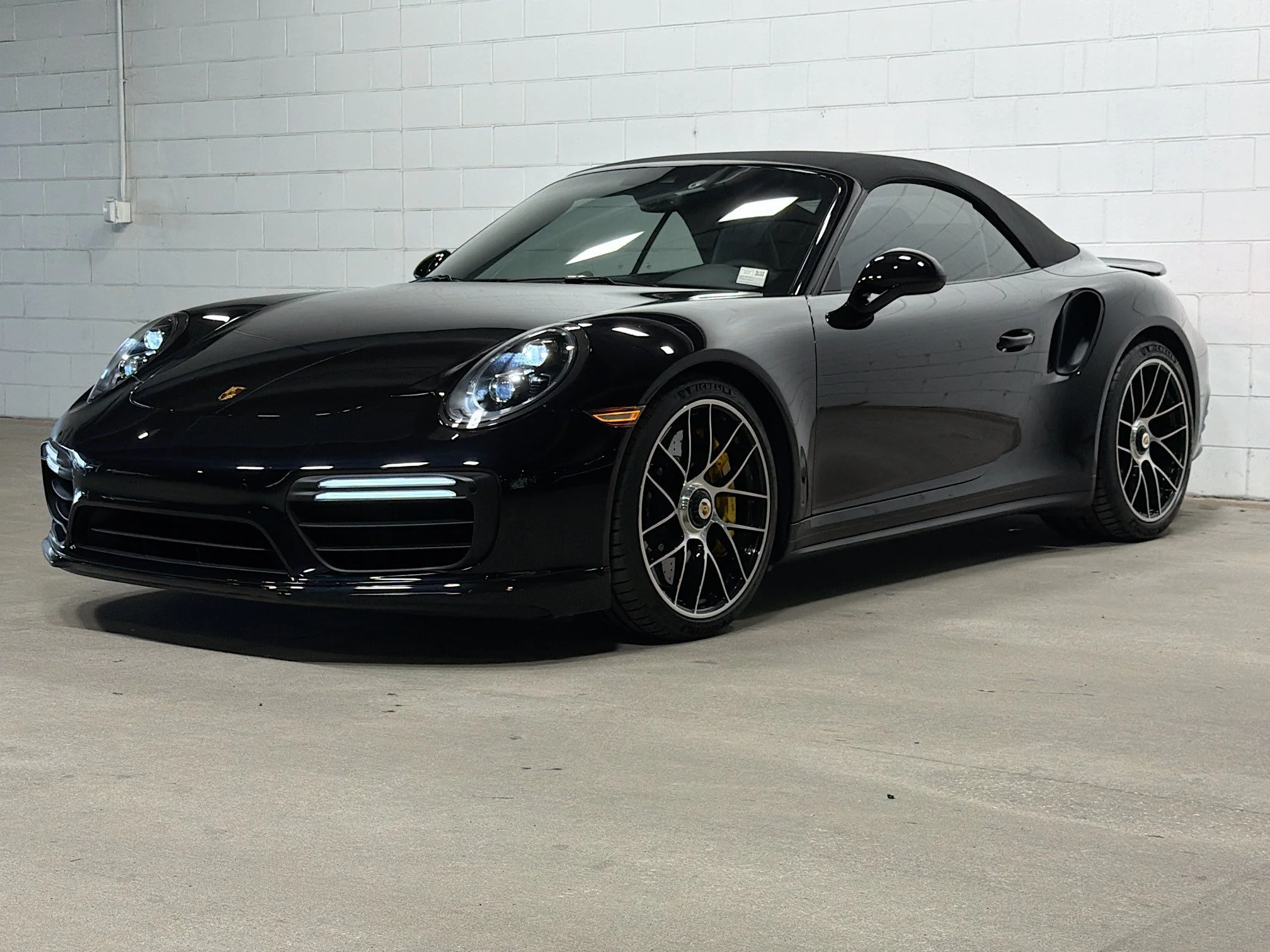 Certified Used 2019 Jet Black Metallic Porsche Turbo S image 1