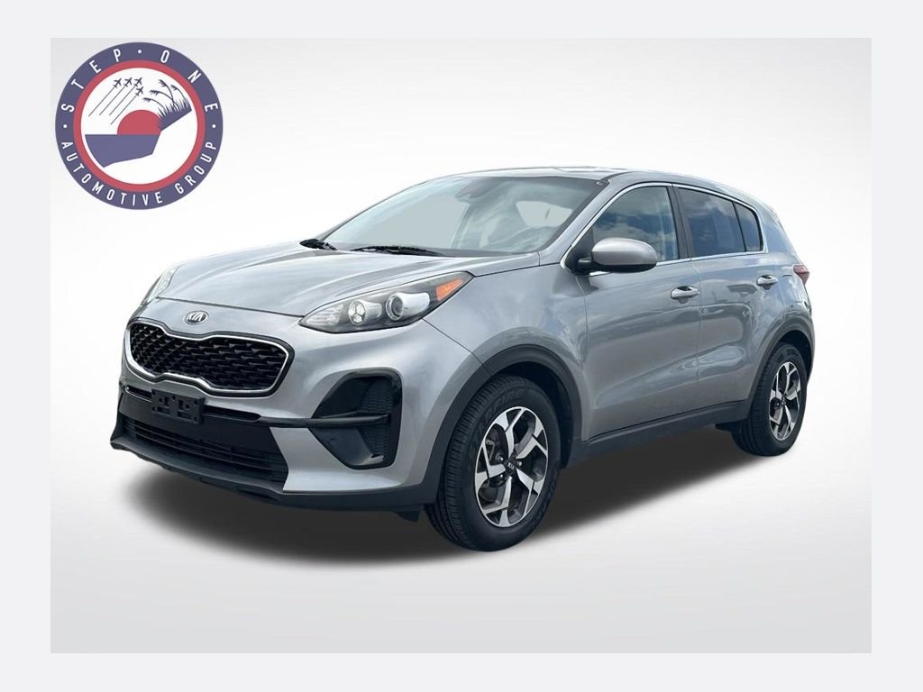 Used 2021 Gray Kia LX image 1