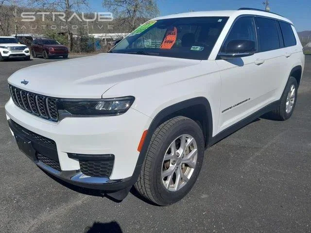 Used 2021 Bright White Clearcoat Jeep Limited image 5