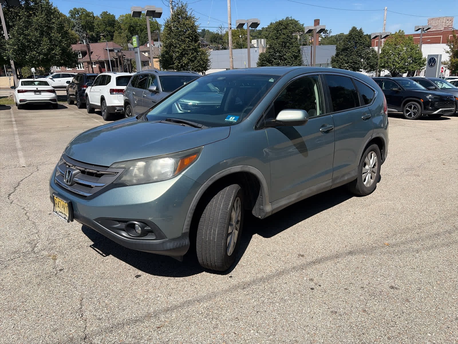 Used 2012 Opal Sage Metallic Honda EX image 4