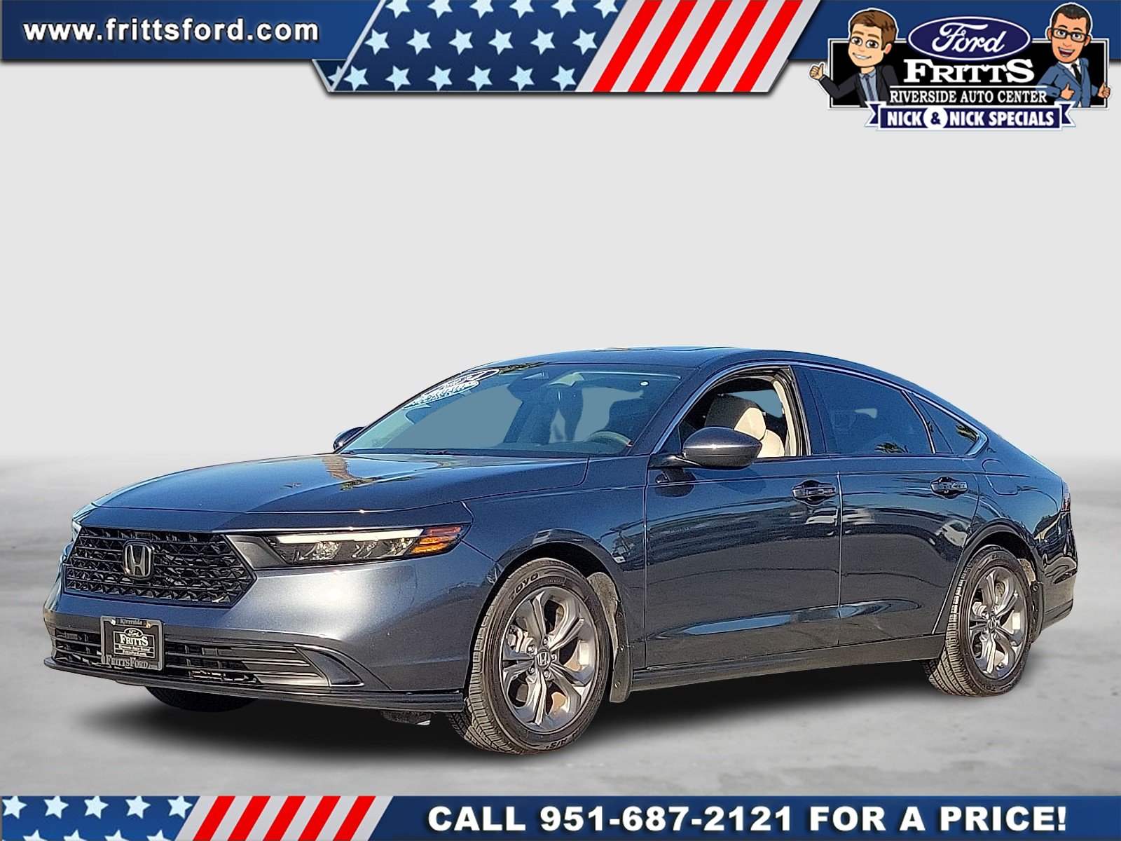 Certified Used 2024 Meteorite Gray Metallic Honda EX image 1