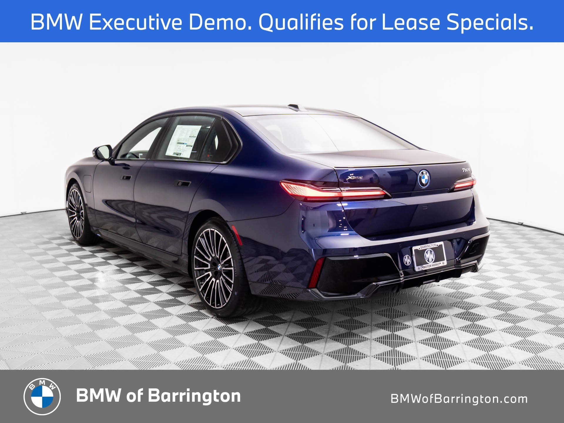 Certified Used 2026 Tanzanite Blue II Metallic BMW 750e xDrive image 3