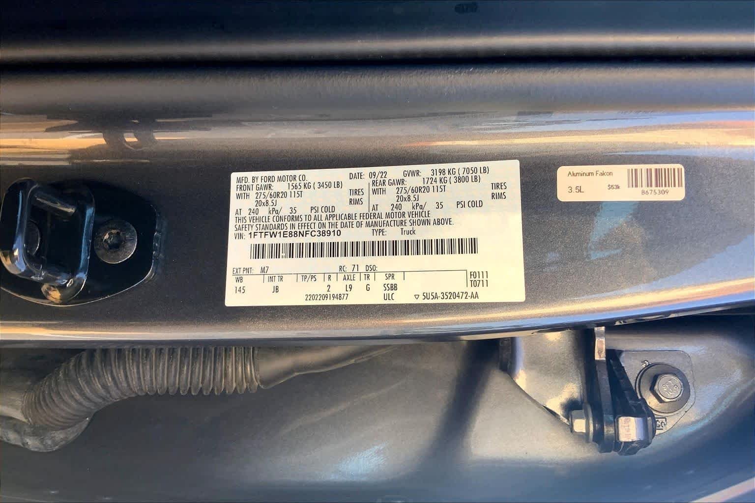 Used 2022 Carbonized Gray Metallic Ford XL image 31