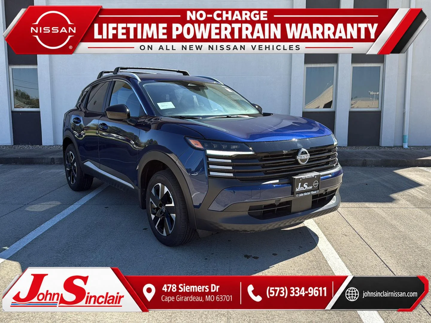 New 2027 Deep Blue Pearl Nissan SV image 1
