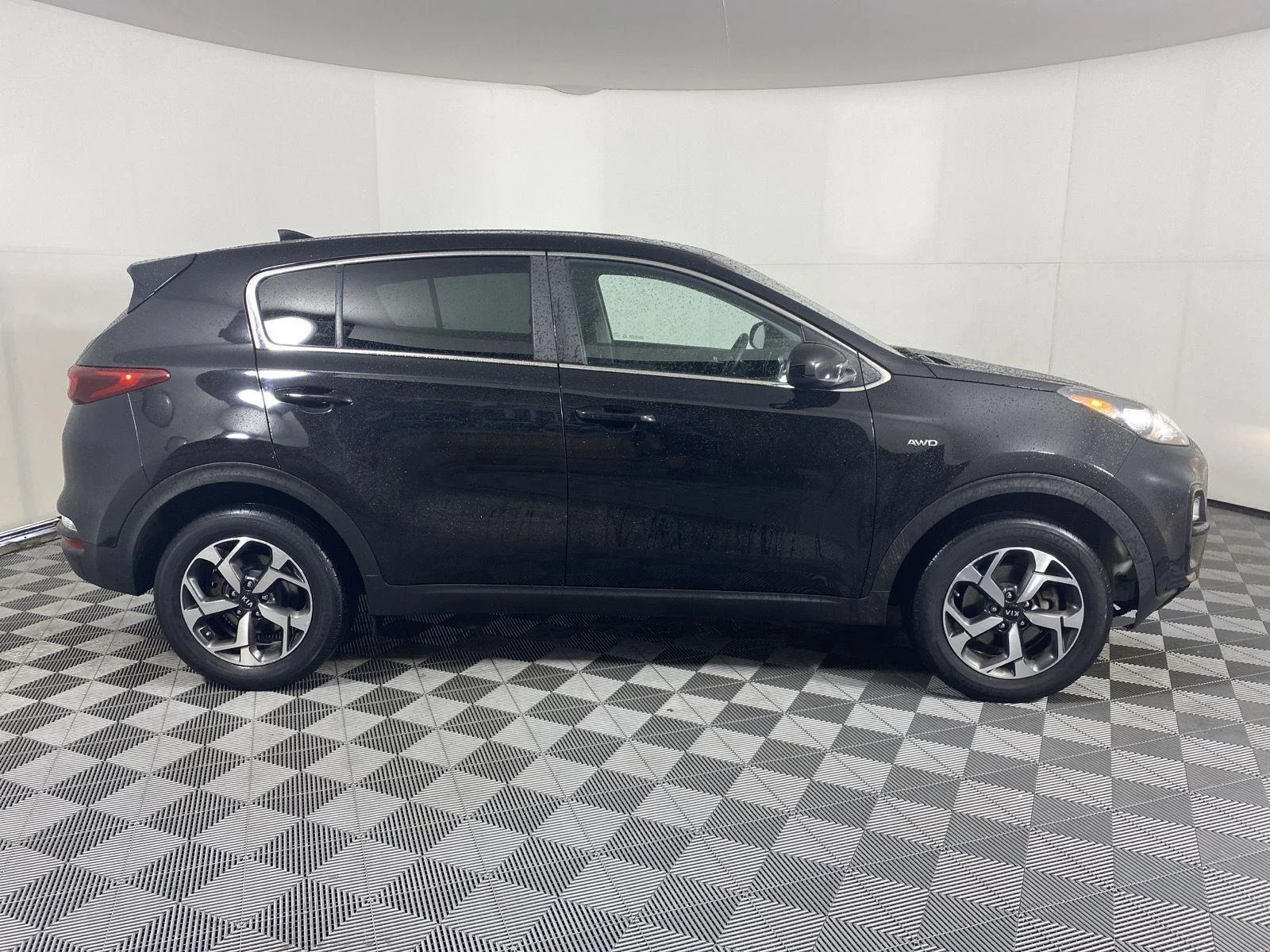 Used 2020 Black Cherry Kia LX image 2