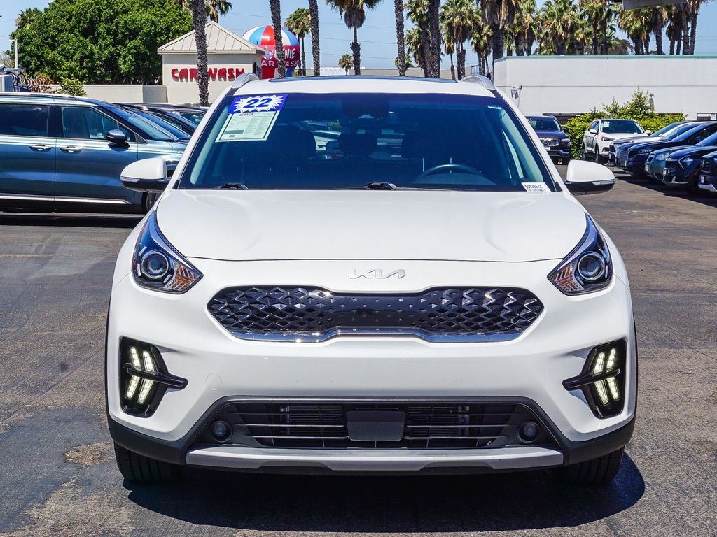 Certified Used 2022 White Kia EX Premium image 2