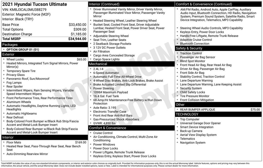 Used 2021 Gray Hyundai Ultimate image 38