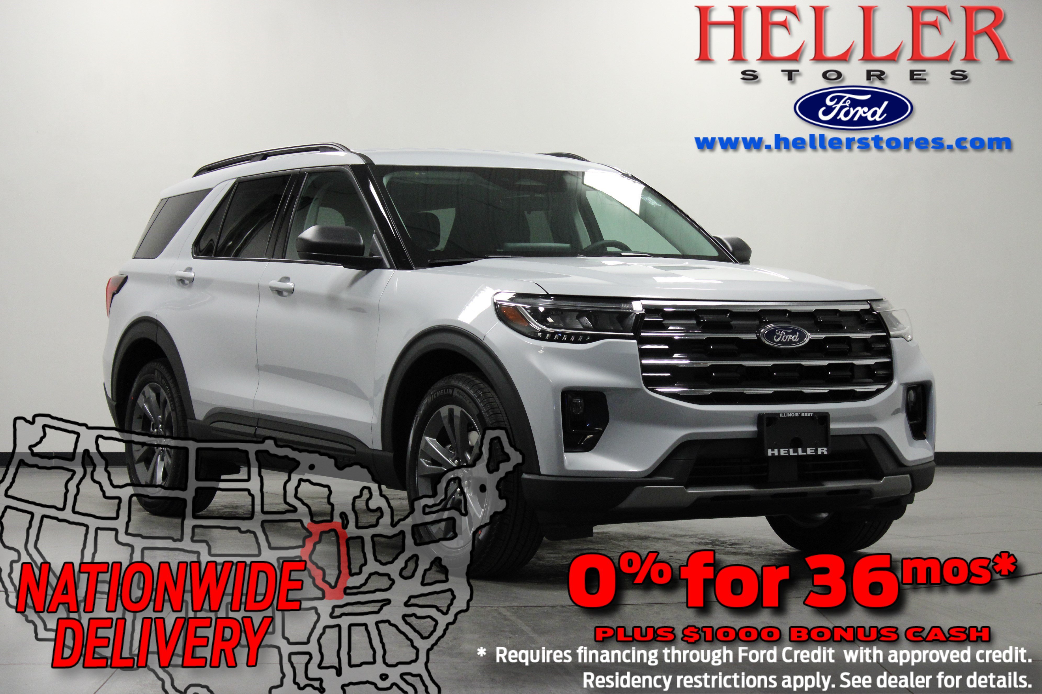 New 2026 Space White Metallic Ford Active image 1