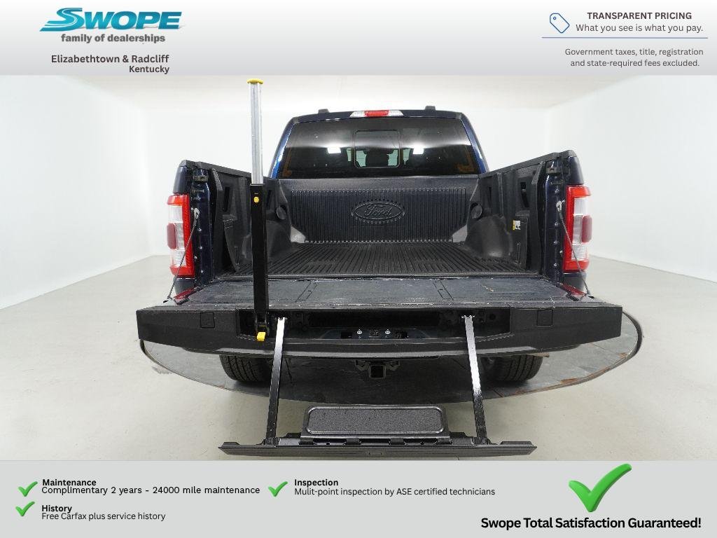 Used 2023 Antimatter Blue Metallic Ford Limited image 33