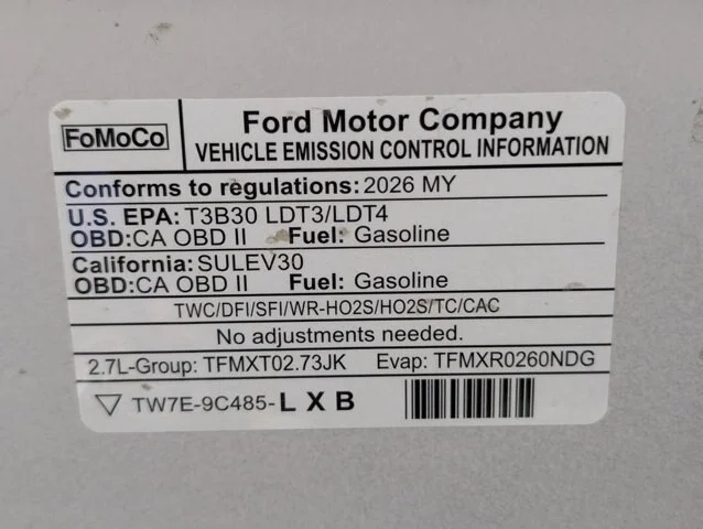 New 2026 Oxford White Ford STX® image 61