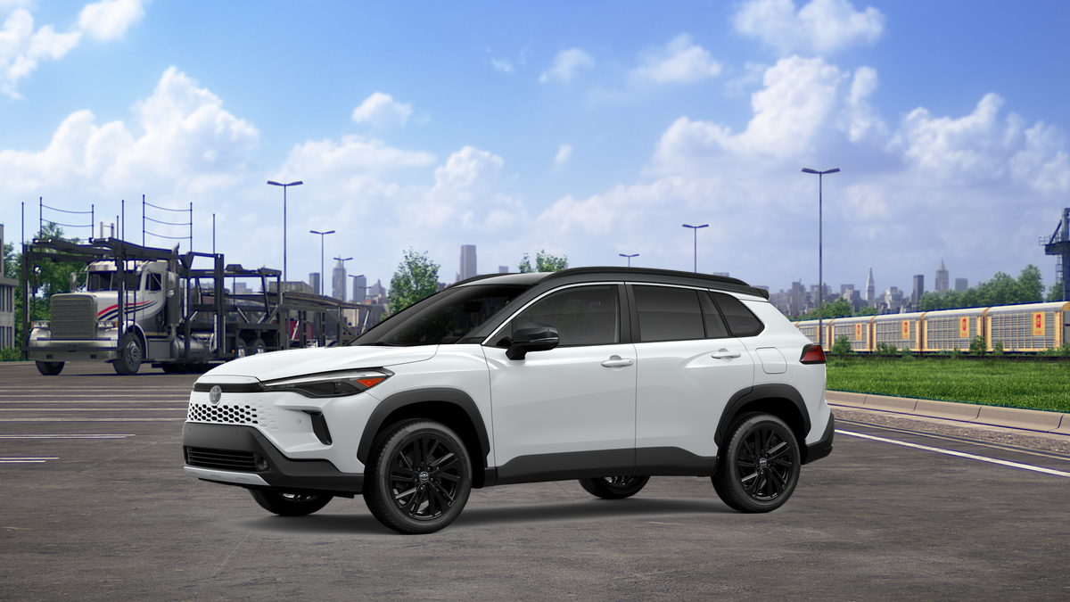 New 2026 Wind Chill Pearl with Jet Black roof Toyota Hybrid XSE image 12