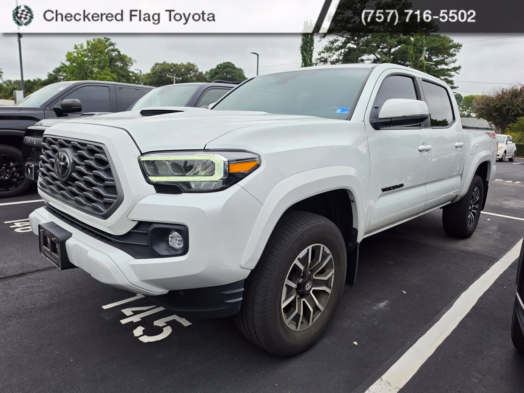 Used 2023 Wind Chill Pearl Toyota TRD Sport image 1