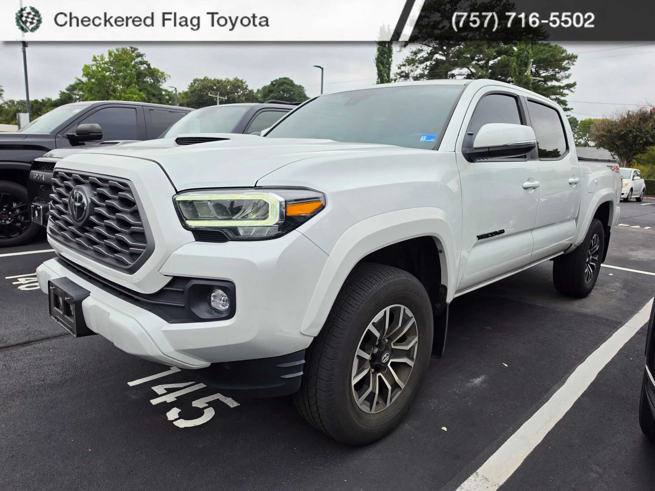 Used 2023 Wind Chill Pearl Toyota TRD Sport image 1
