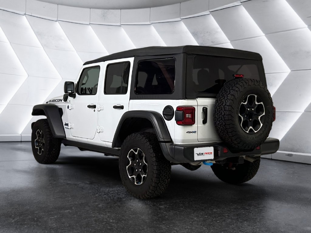 Used 2022 White Jeep Unlimited Rubicon 4xe image 6